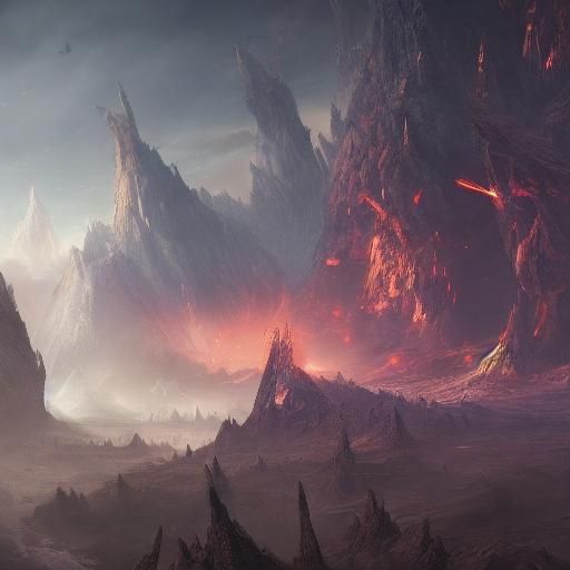 Apocalyptic End of World Concept Art