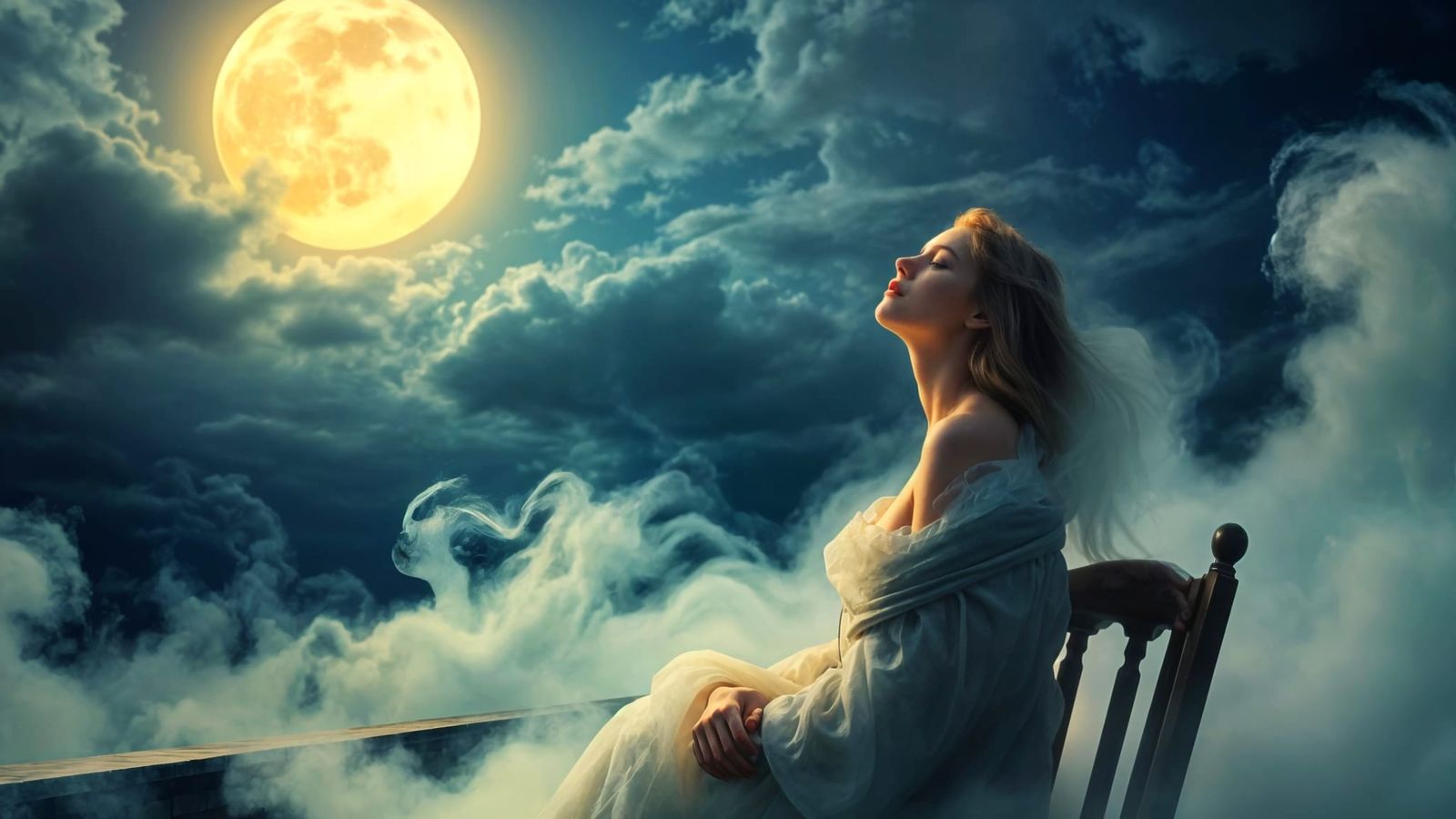 A Young Woman's Enchanting Beauty Overtakes a Powerful Figur...