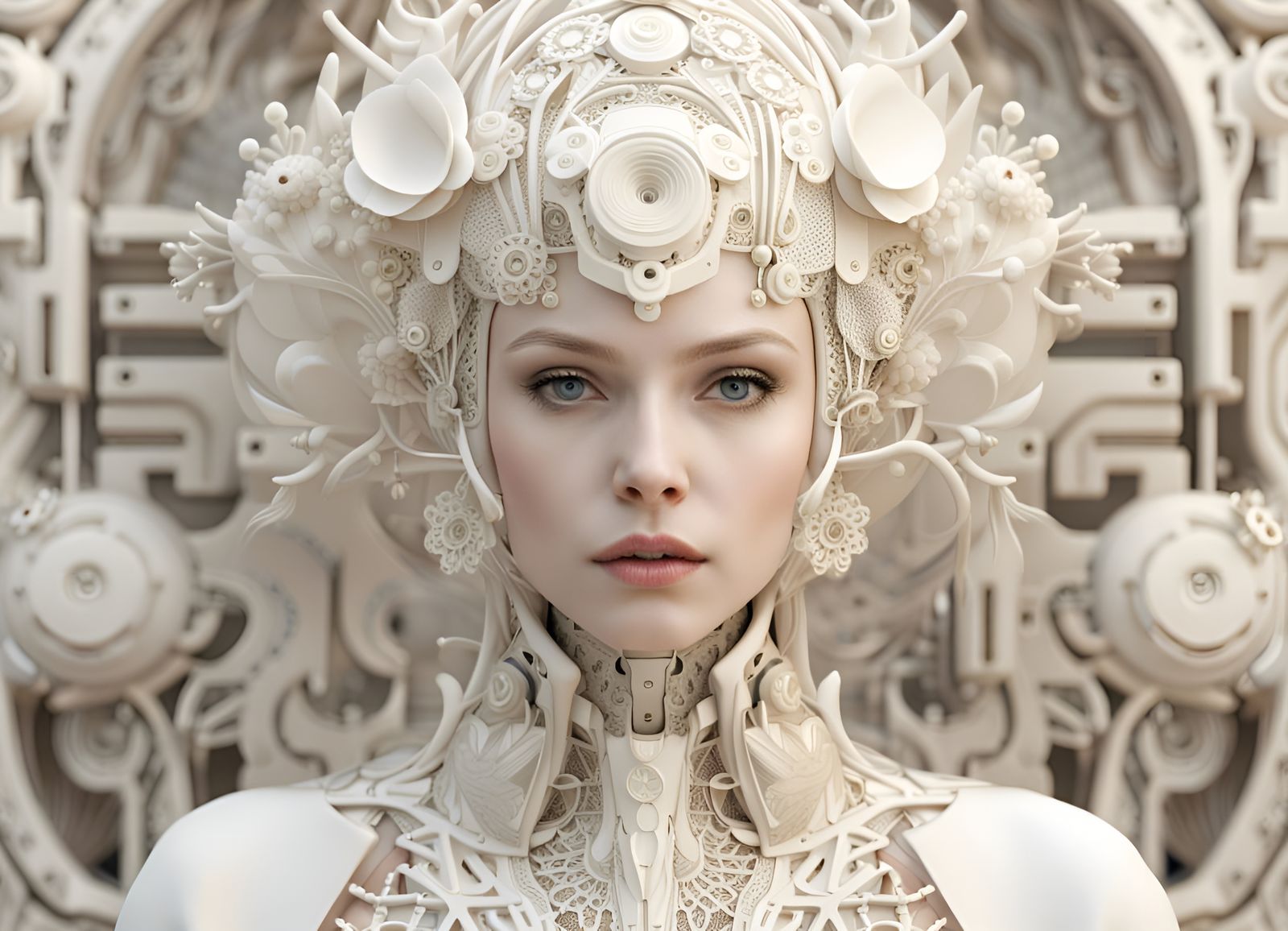 Futuristic high-tech fashion