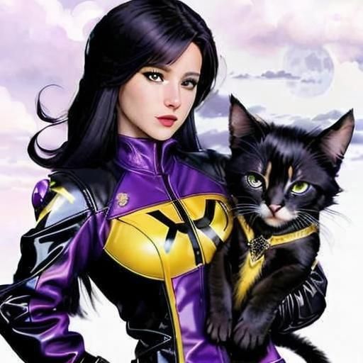 Abstract Purple Clouds