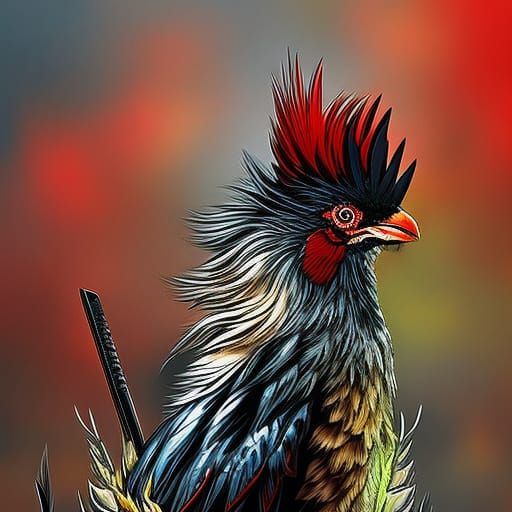 Negan as Rooster: Hyperrealistic Walking Dead Concept