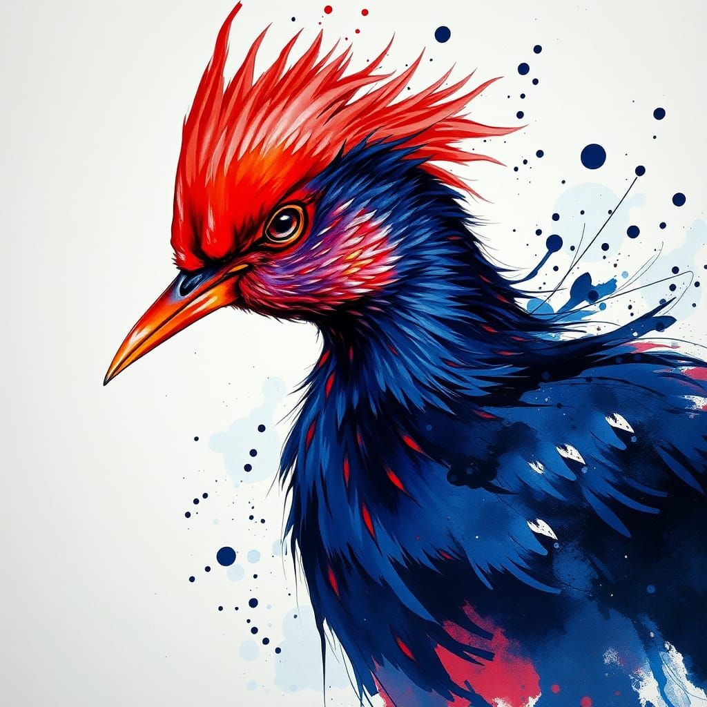 red head- asian "chick", red light, red makeup, japan, city light, crystalline ear ring, 80% side view, clear screen, re...