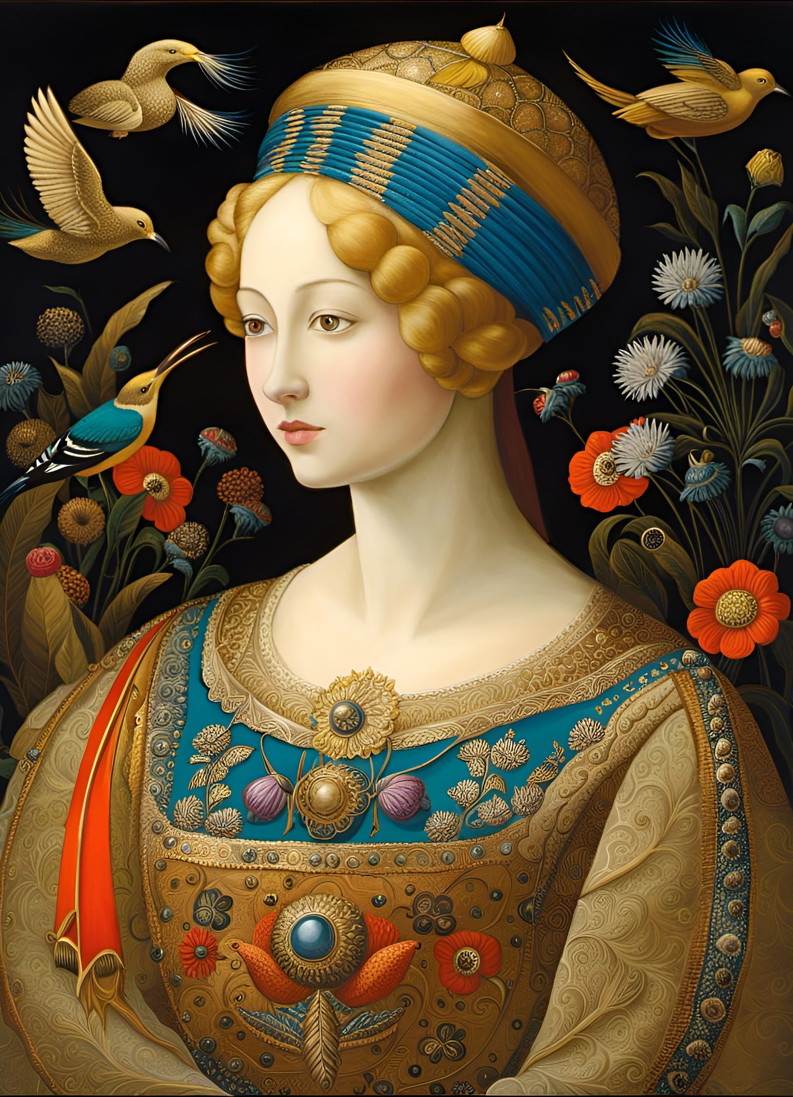 Ghostly Haunting in Ornate 3D Style