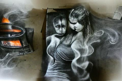 Simple Charcoal Drawing