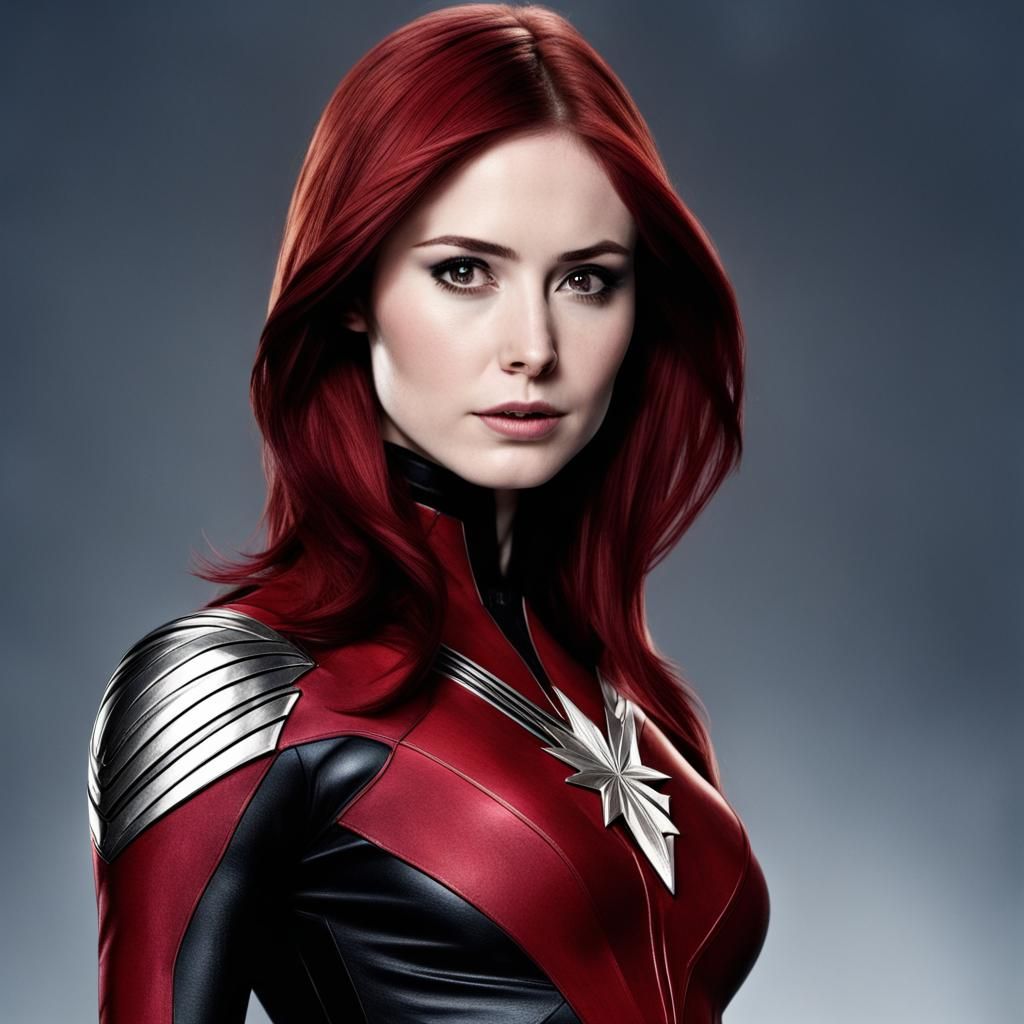 Karen Gillan as Phyla-Vell: Digital Rendering