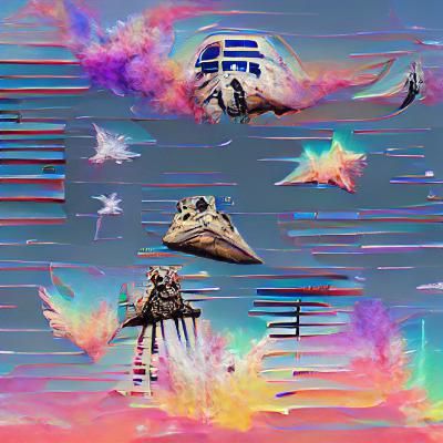 Star Wars Logo in Digital Art Style