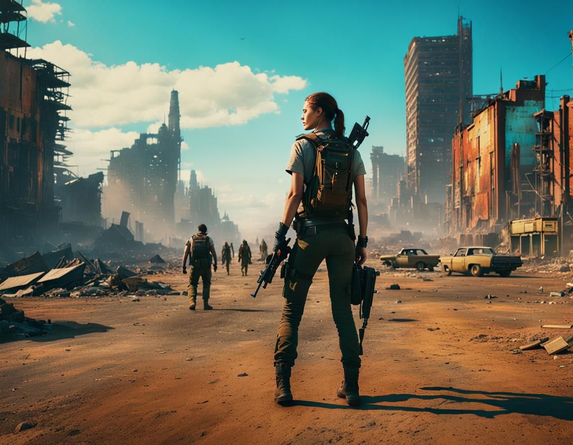 Apocalyptic Wasteland: Destruction of Babylon in Cinematic 8...