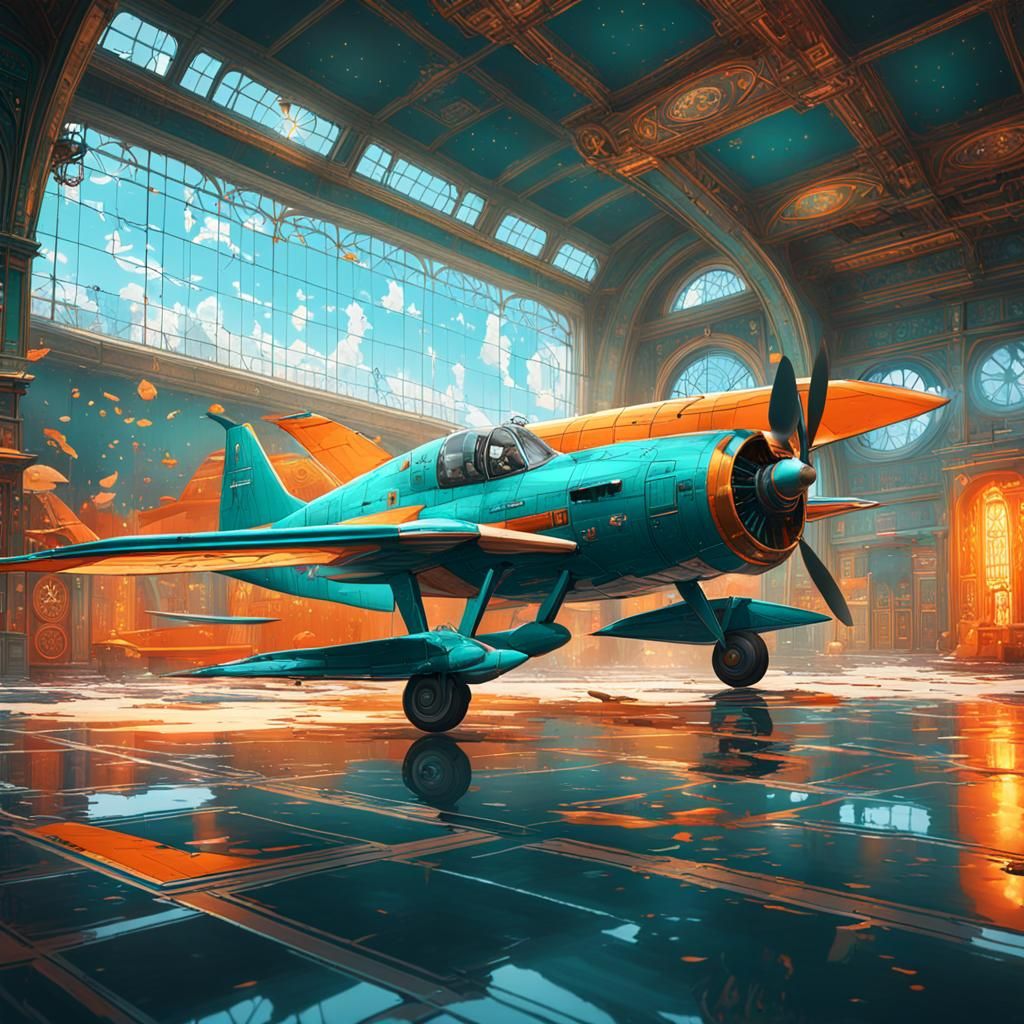 Futuristic BlackStar Flight Concept Art
