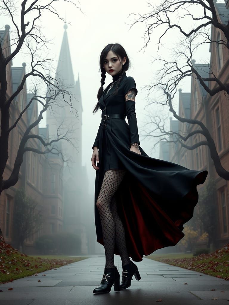 Wednesday goes to Collage 2