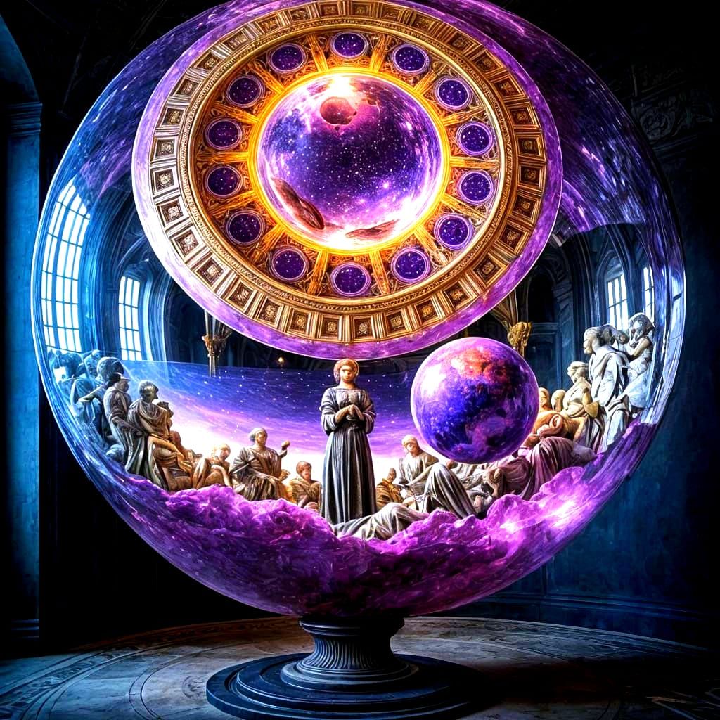 Italian Renaissance Art in Cosmic Orb
