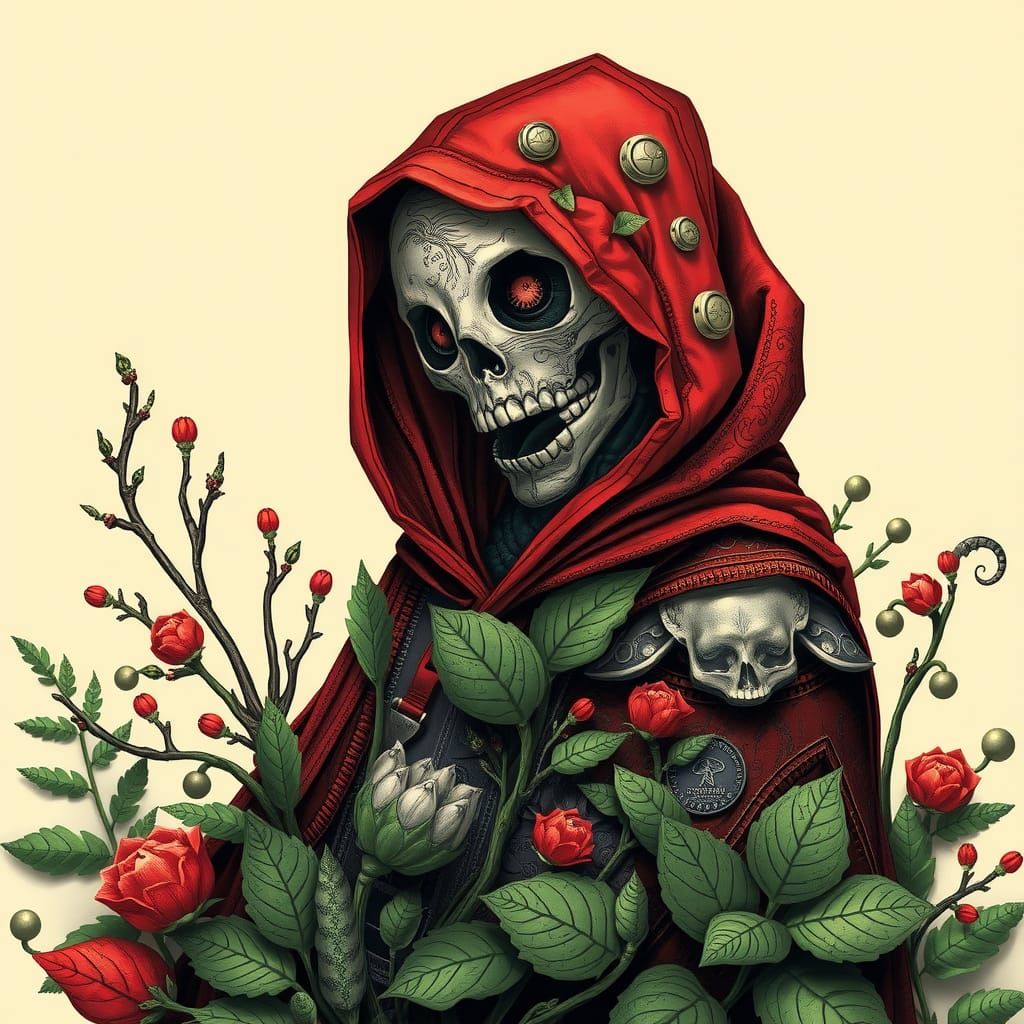 Organic Motherboard Red Riding Hood Concept