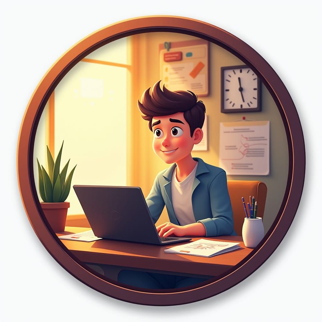 Dedicated Professional in Modern 2D Animation Style