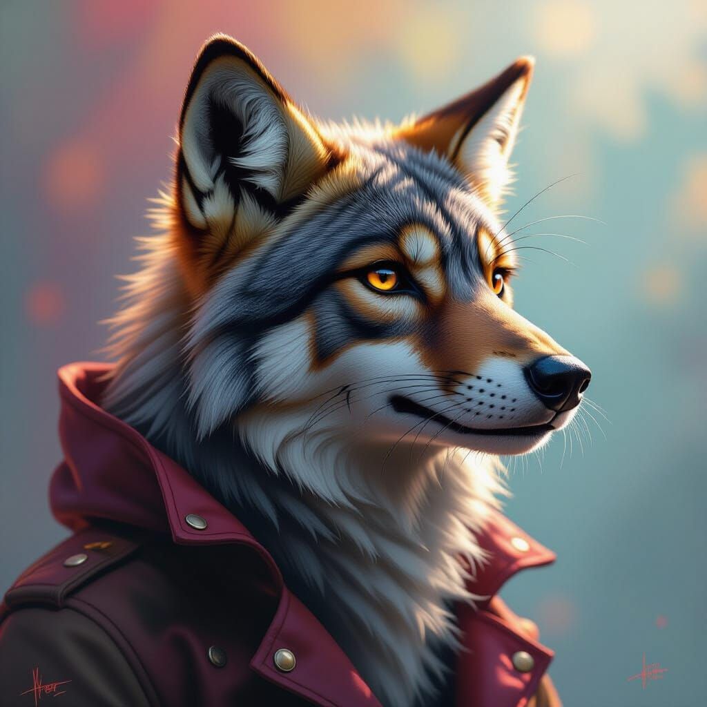 Hyperrealistic Animal Impostor in Splash Art Style