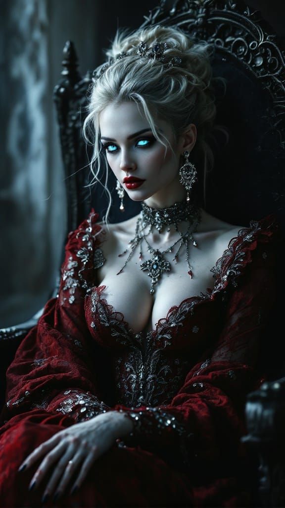 Ethereal Empress in Tattered Regalia