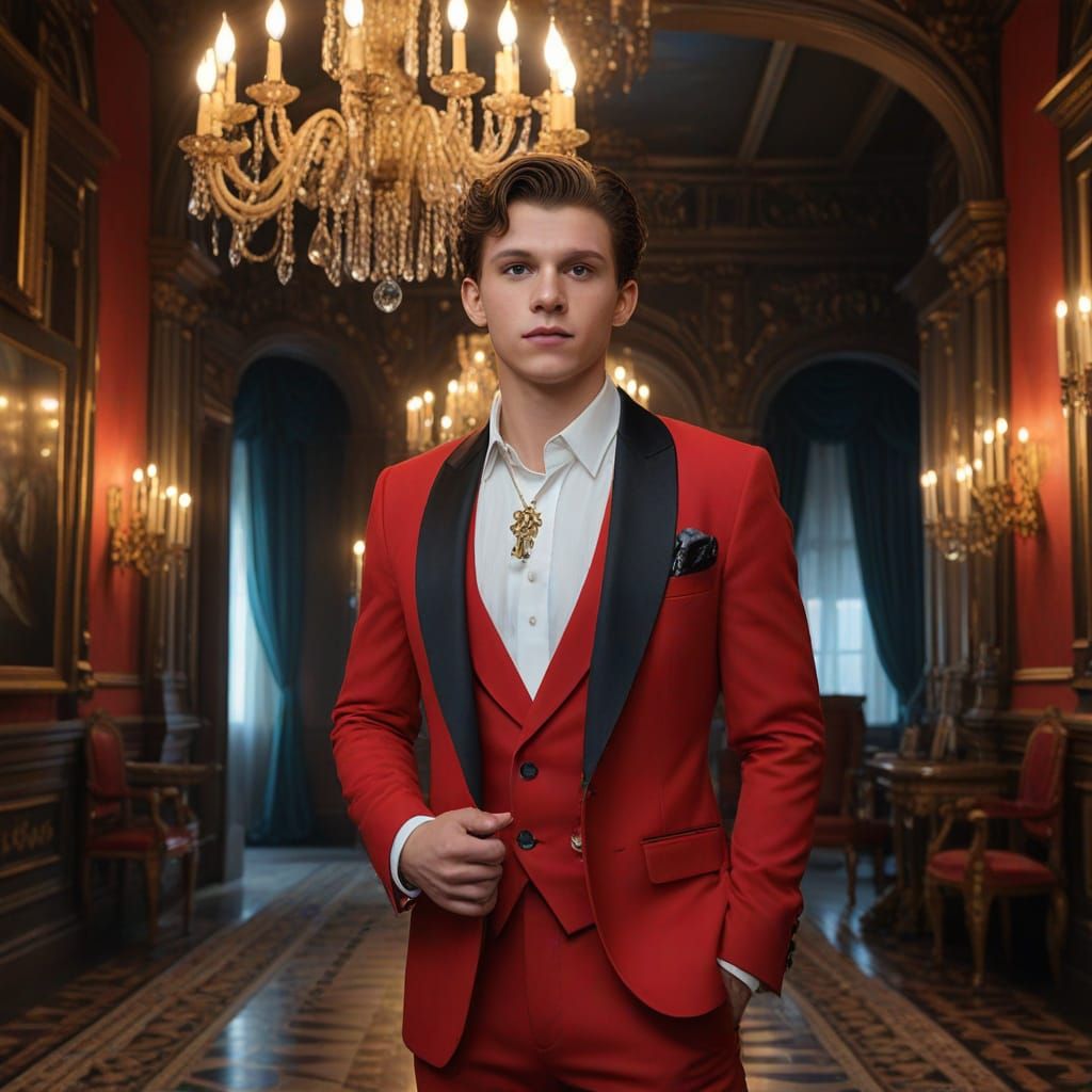 Tom Holland as Gaston's Son: Pop Art Portrait