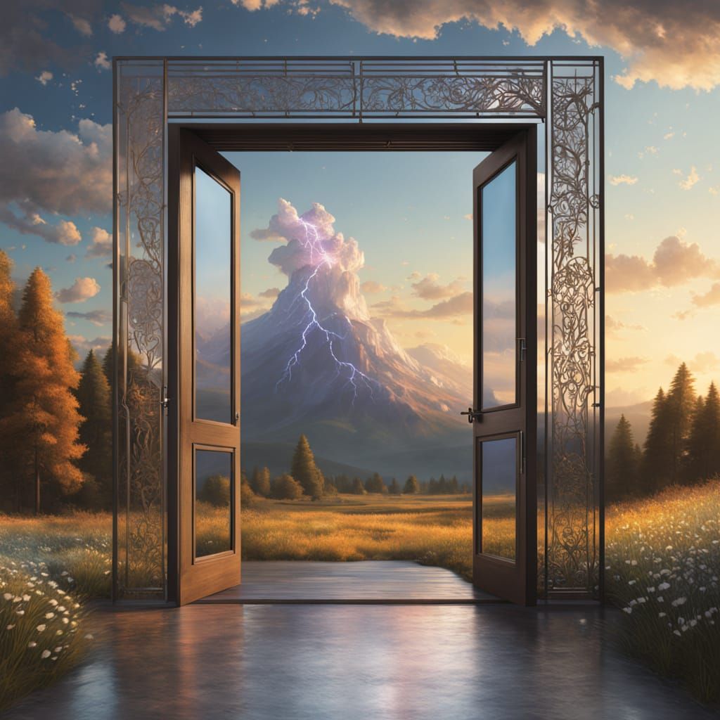 Magical Doorway to Another World: Moebius Style