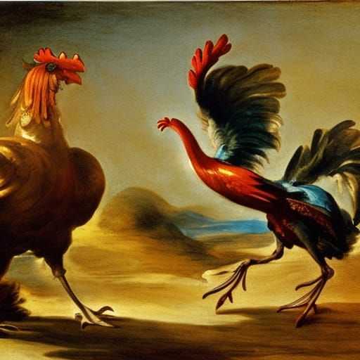 Mechanical Rooster's Cry: A Baroque Propaganda Vision