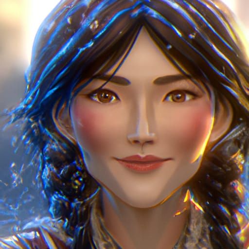 Detailed Portrait in Unreal Engine Style