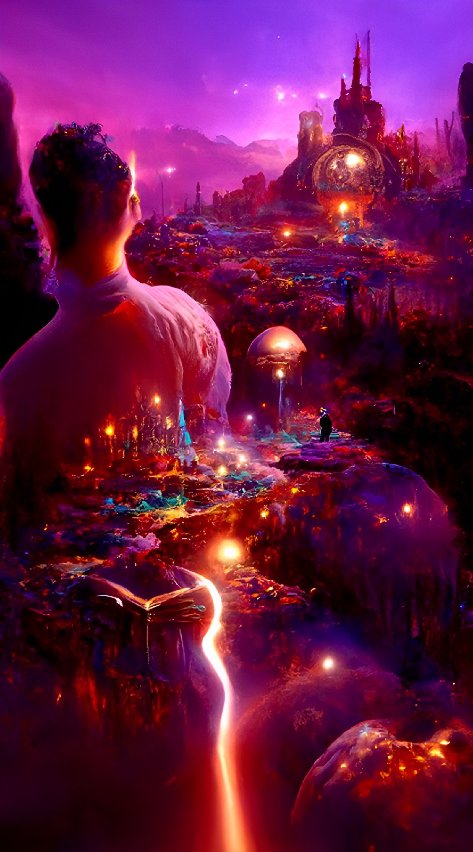 Magical Cosmere Truthwatcher in Expressionist Style