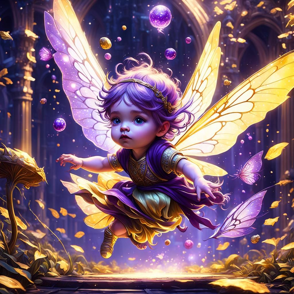 Fairy's First Flight: Dark Fantasy Masterpiece