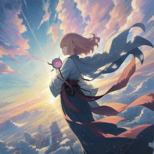 Anime Style Goodbye Scene