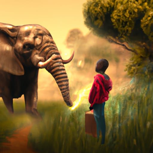 Sorcerer's Apprentice Transforms: Boy Becomes Elephant