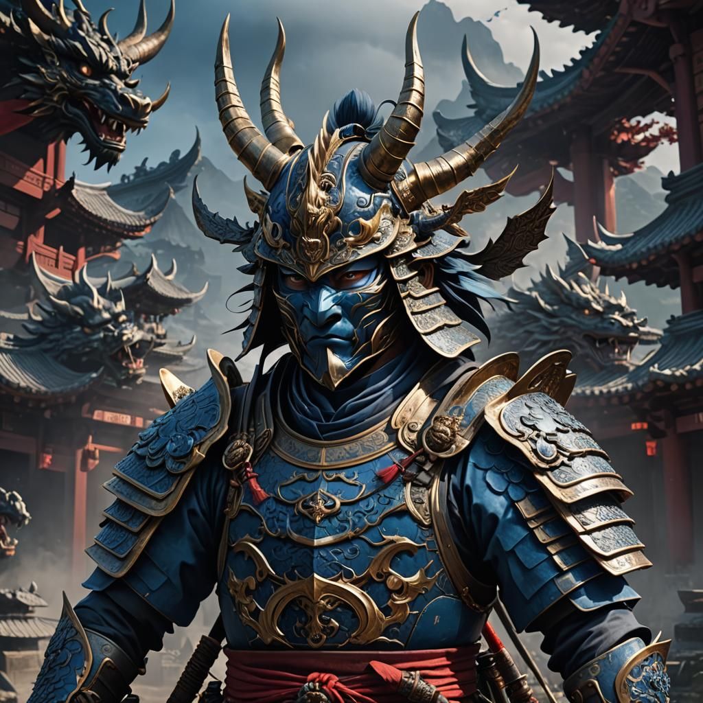 Blue Dragon Samurai