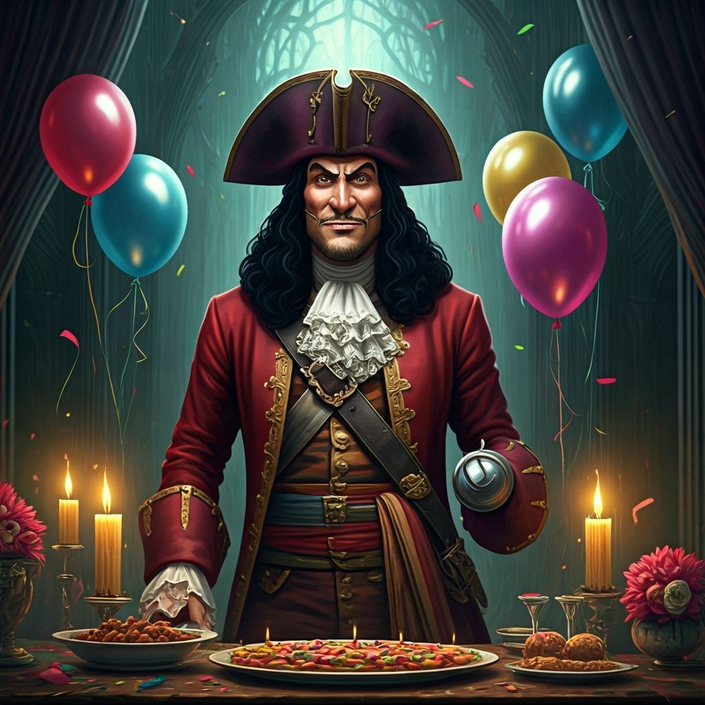 Captain Hook's Decadent Birthday Party in Neverland