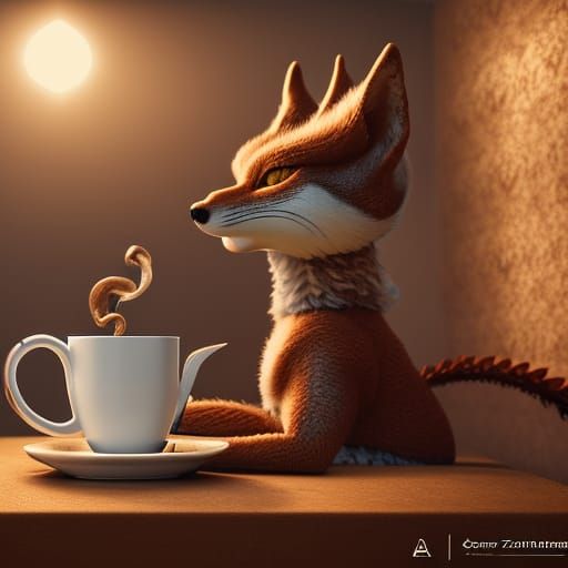 Coffee and Kitsune