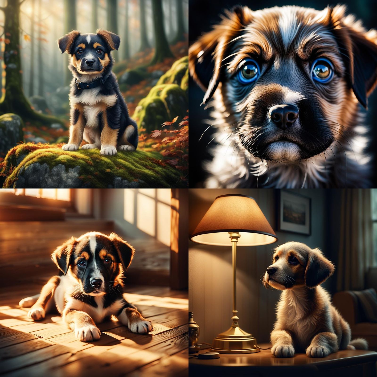 Hyperrealistic Puppy Dog in High Definition