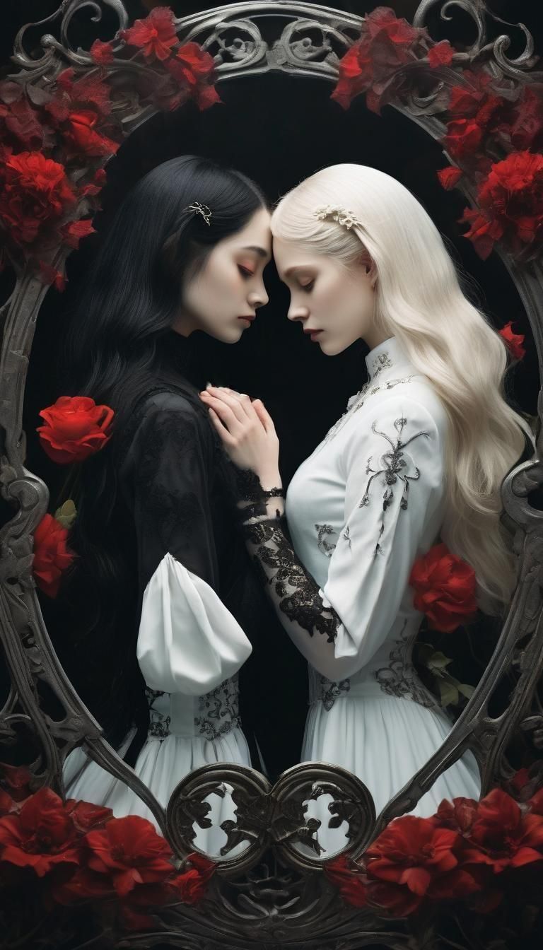 Romantic Yin Yang: Women in Gothic Setting
