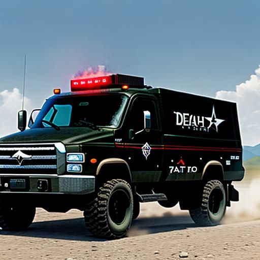 Armored SWAT Truck Ready for Death Race