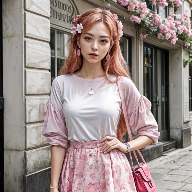 Vibrant Ballerina in Rainbow Tutu