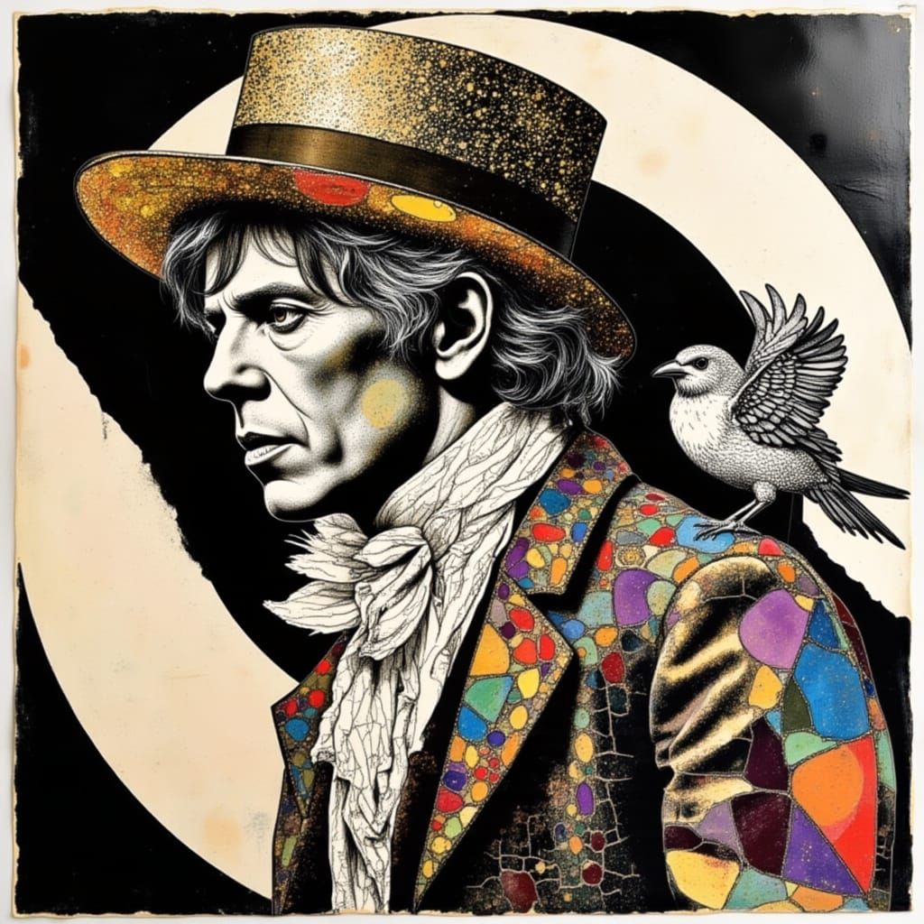 Bohemian Rockstar as the Whimsical Scarecrow