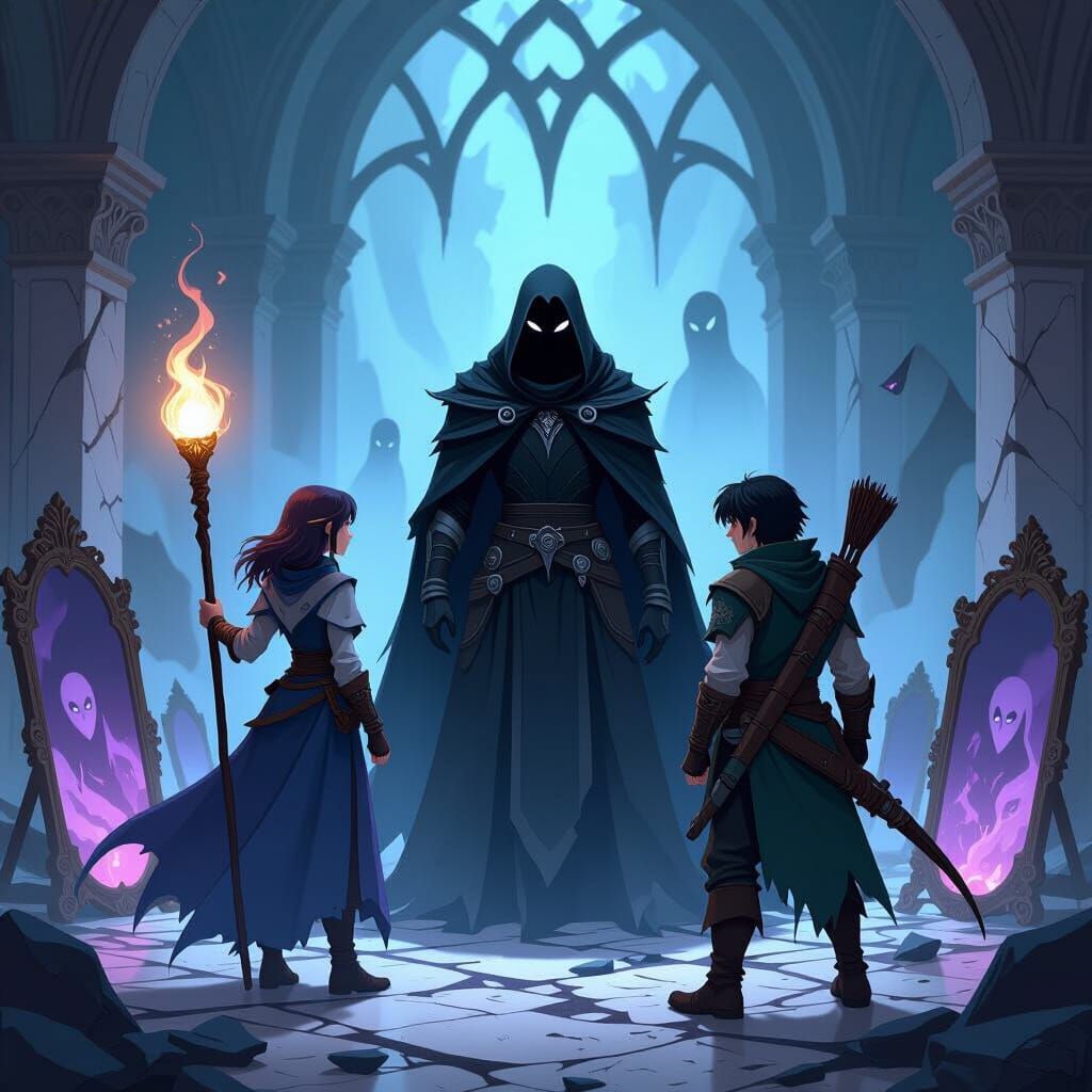 Epic Battle in Illusionary Realm, Magical Realism Style