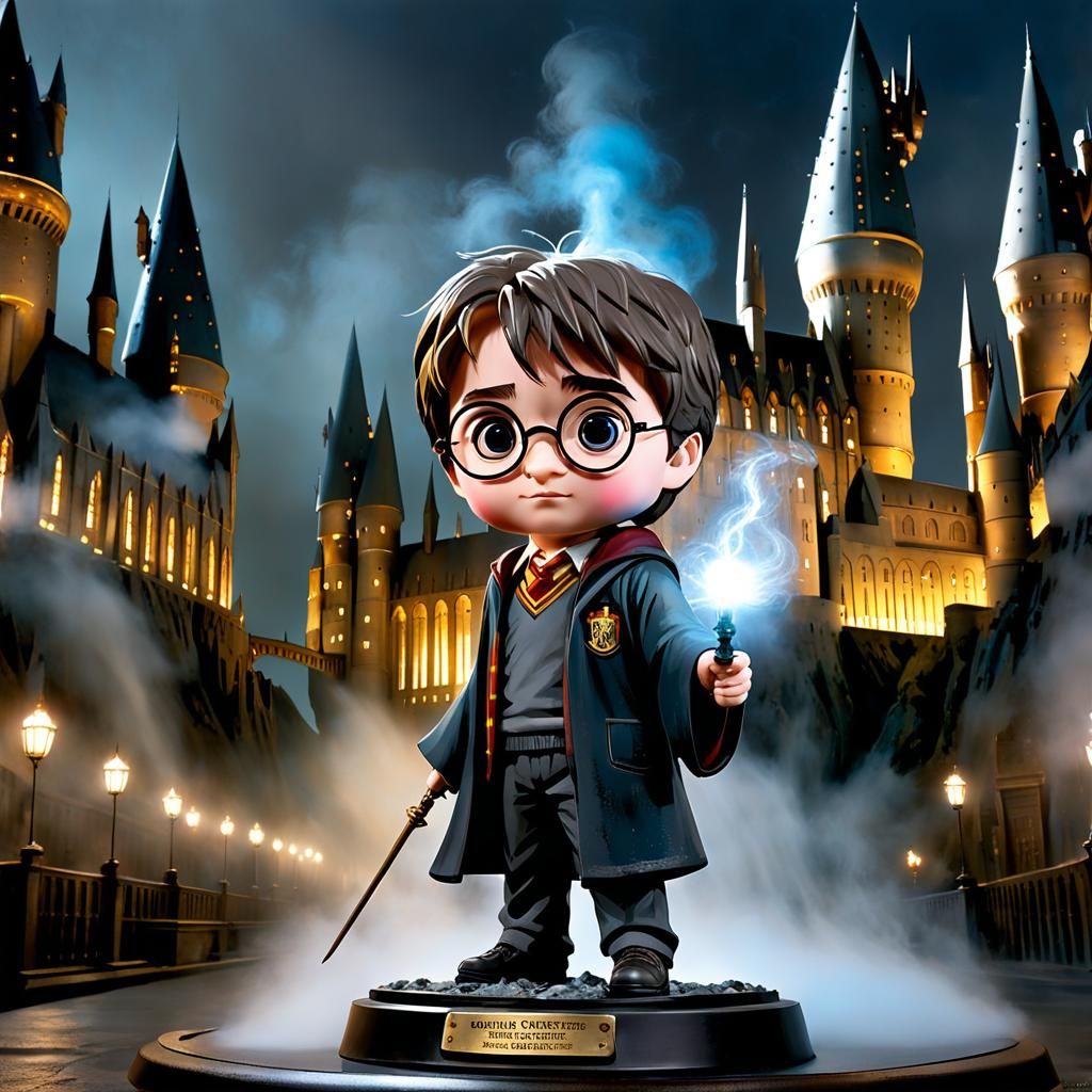 Harry Potter Chibi Bobblehead at Hogwarts