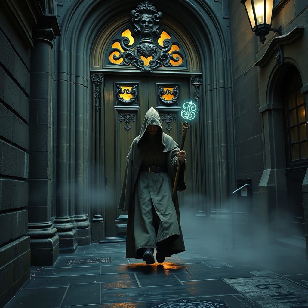 Mage Slips Unnoticed into Edinburgh's Royal Mile Close