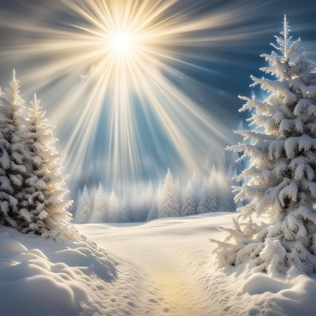 Divine Christmas Scene in Soft Focus