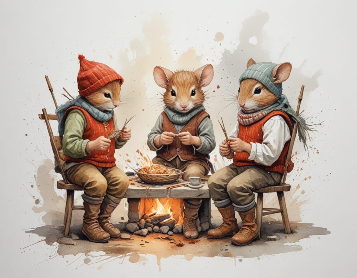 Halfling Knitters by Hearthside: Cozy Crafts for Small Creat...