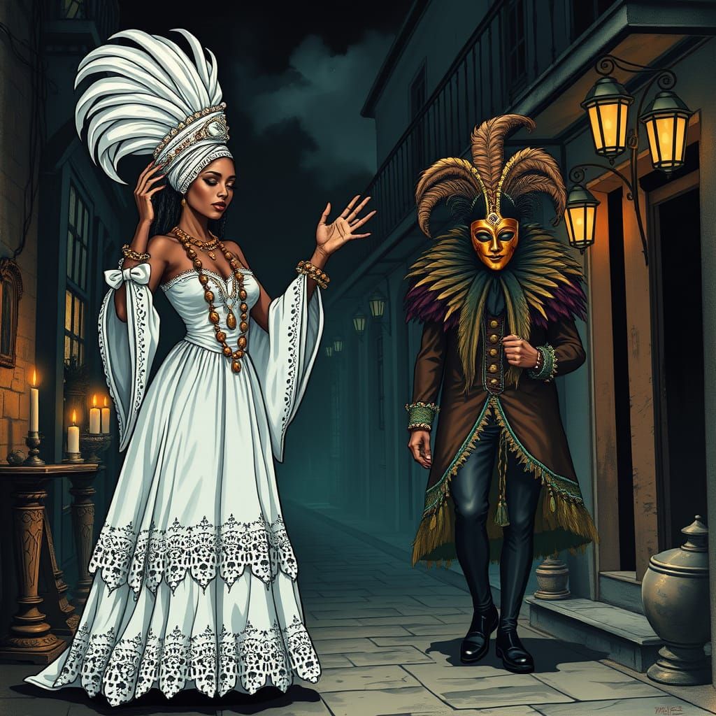 Mystical Love Spell in the French Quarter