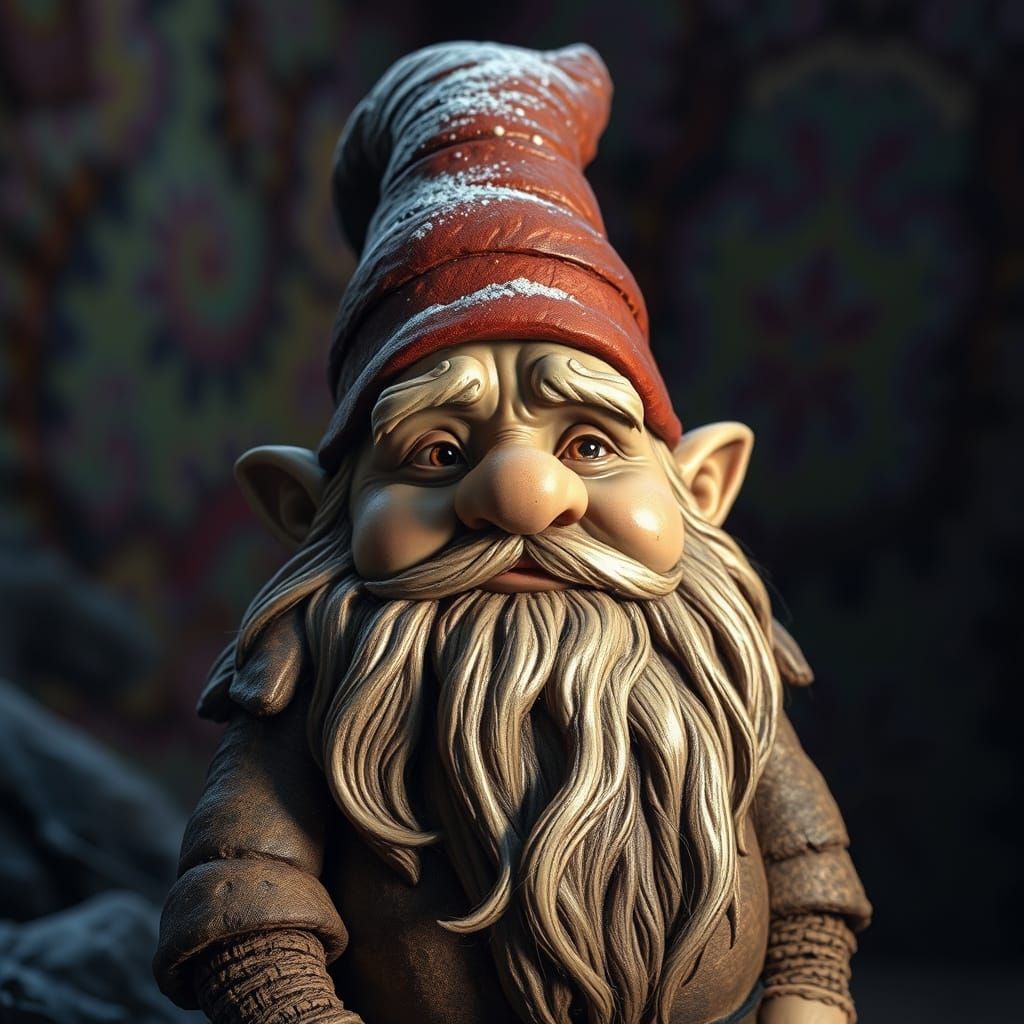 Ethereal Gnome in Dramatic Light