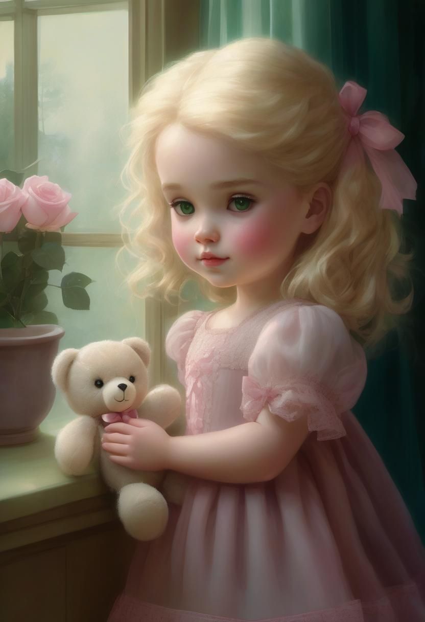 Whispers of Innocence: Teddy Bear's Best Friend
