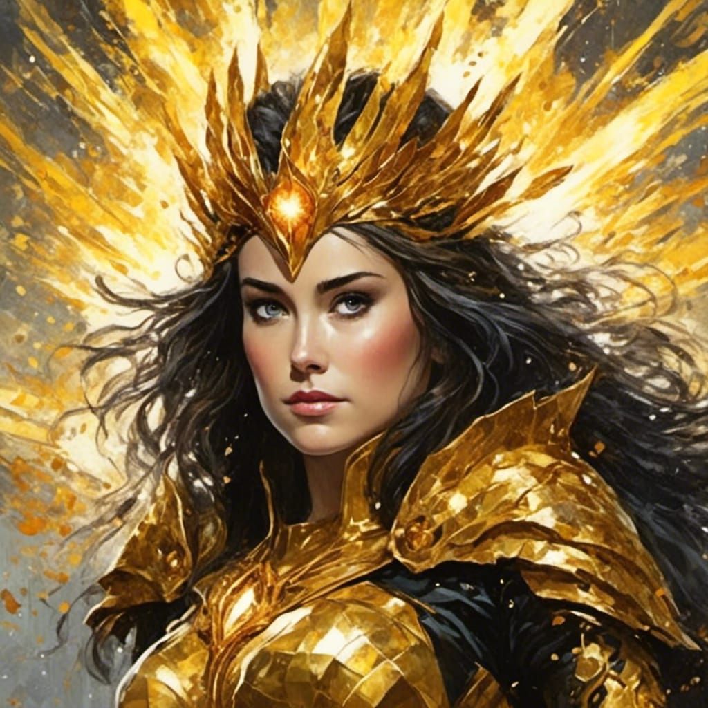 X-Men Superheroine with Phoenix Force Powers