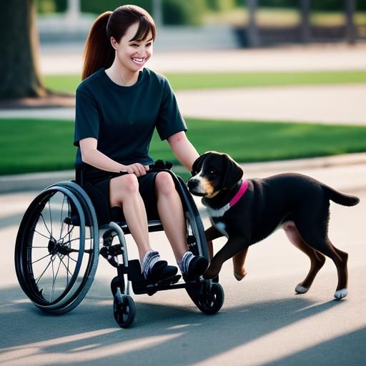 Cute Puppy Plays Fetch with Girl: Professional Photo