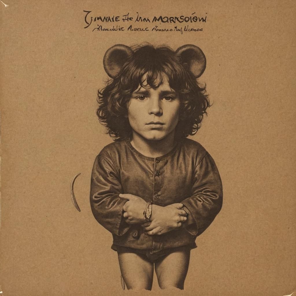 Imaginary Album Cover in Classic Art Style