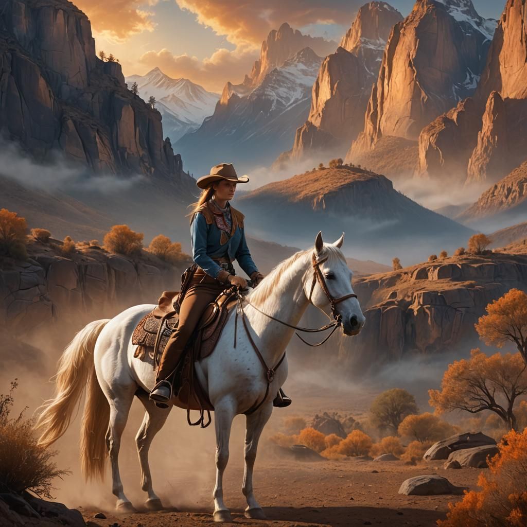 Majestic Mountain Ride in Golden Light