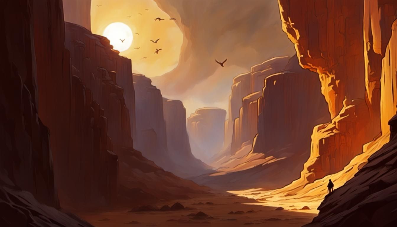 Canyon of the Silencers: A Golden Landscape