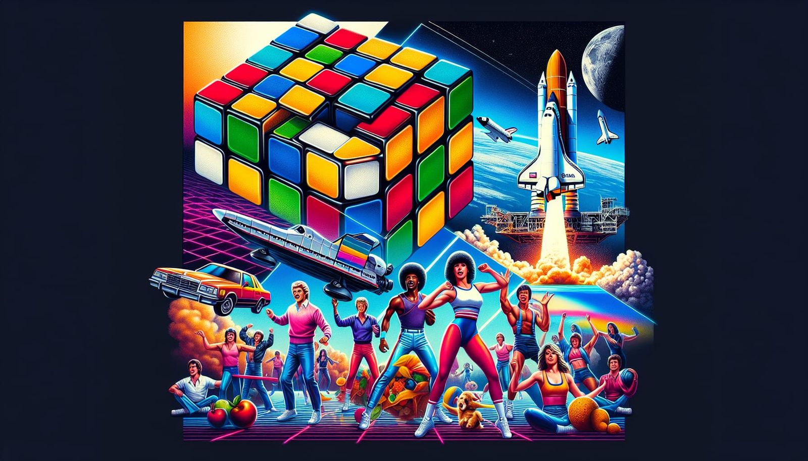 Nostalgic Layers: Iconic 1980s Cultural Phenomena