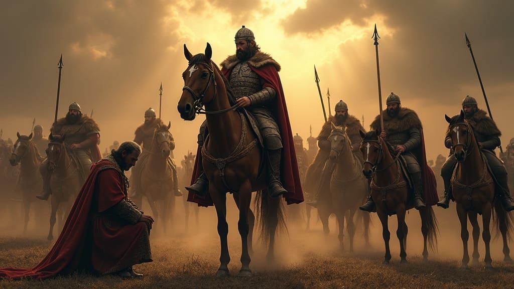 Attila the Hun and Pope Leo: A Cinematic Scene