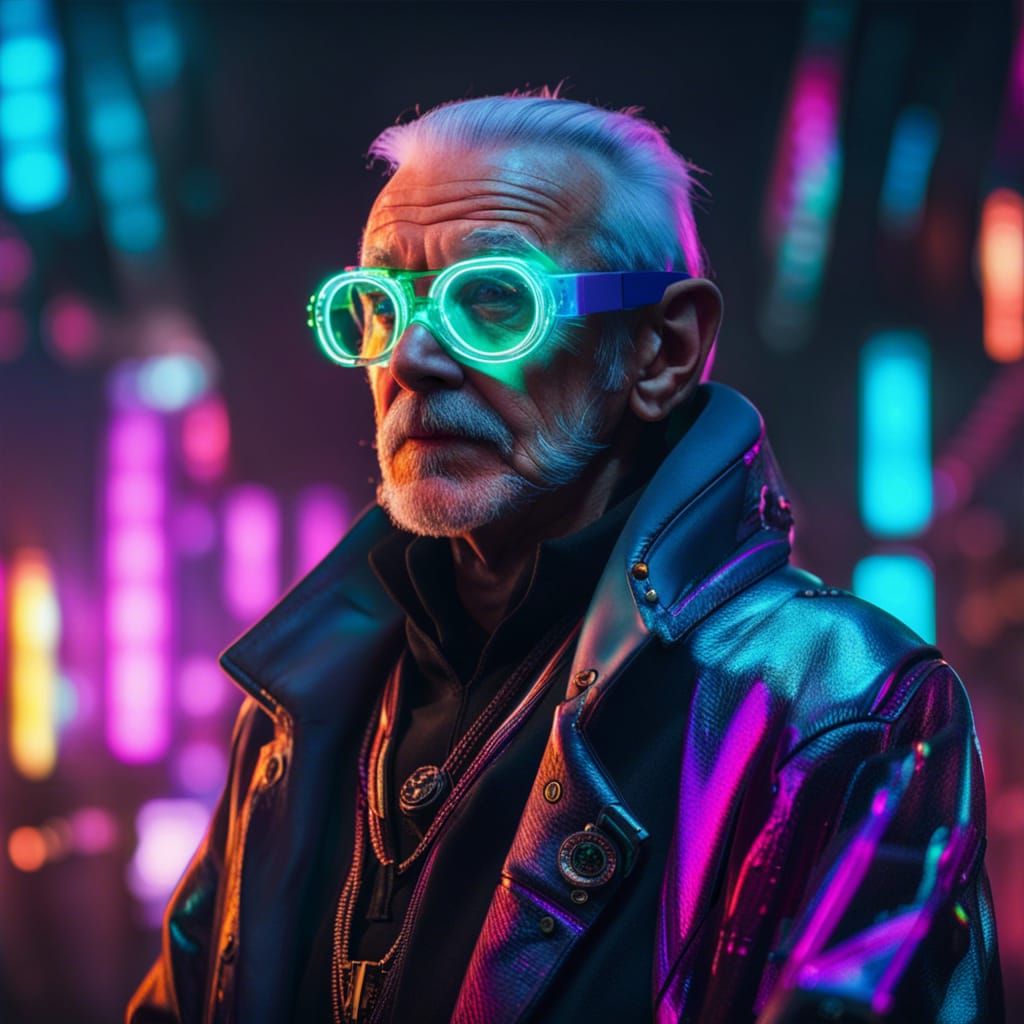 Iridescent Funky Grandpa